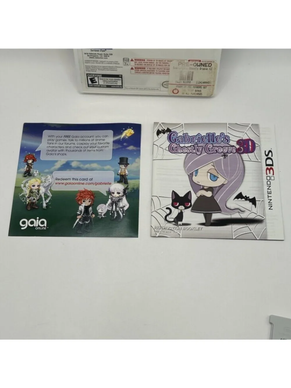 Gabrielle's Ghostly Groove 3D (Nintendo 3DS, 2011) CIB Complete Tested